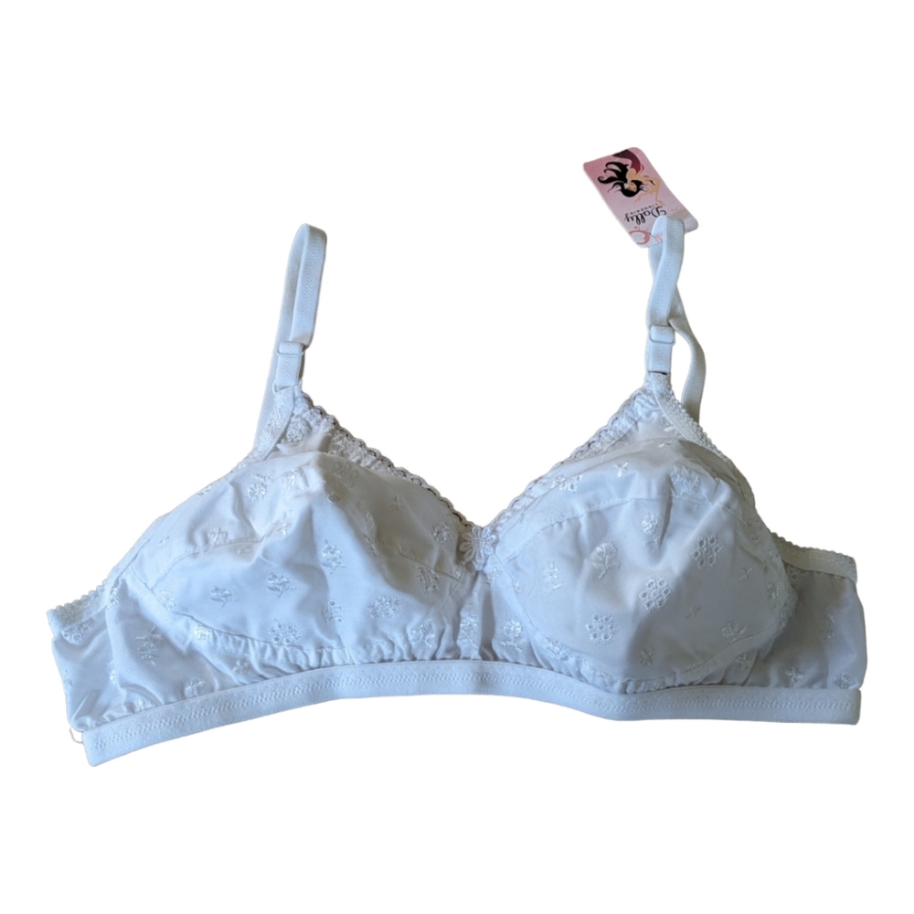 No Longer Available     Dolly White Cotton bra 36 A NWT